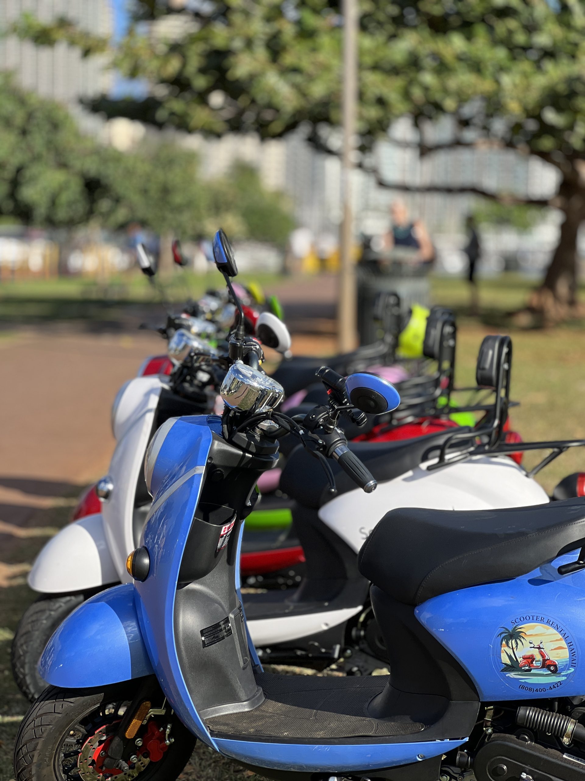 Waikiki East Scooter Rental Hawaii