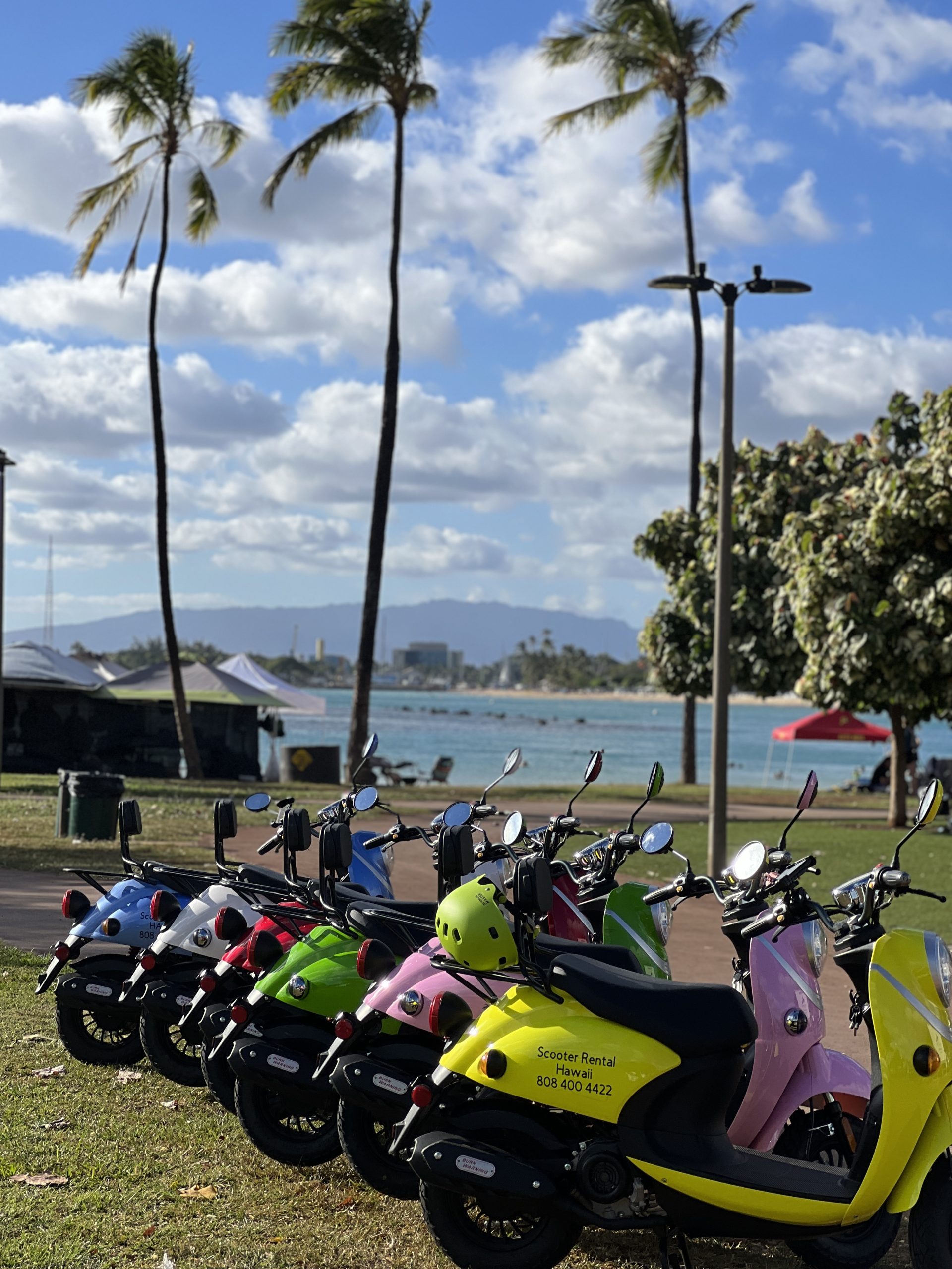 Waikiki East Scooter Rental Hawaii